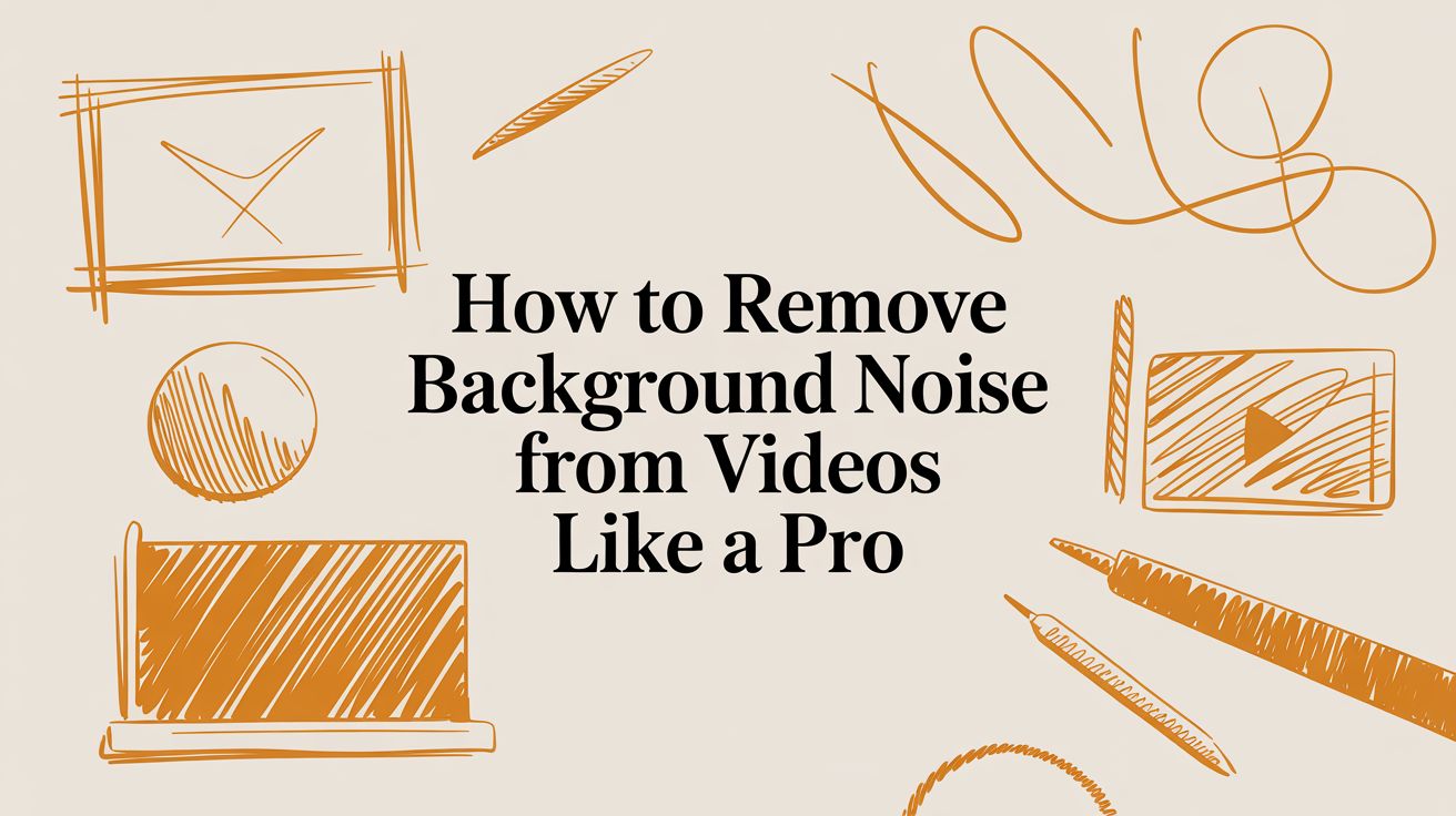 How to Remove Background Noise from Videos Like a Pro